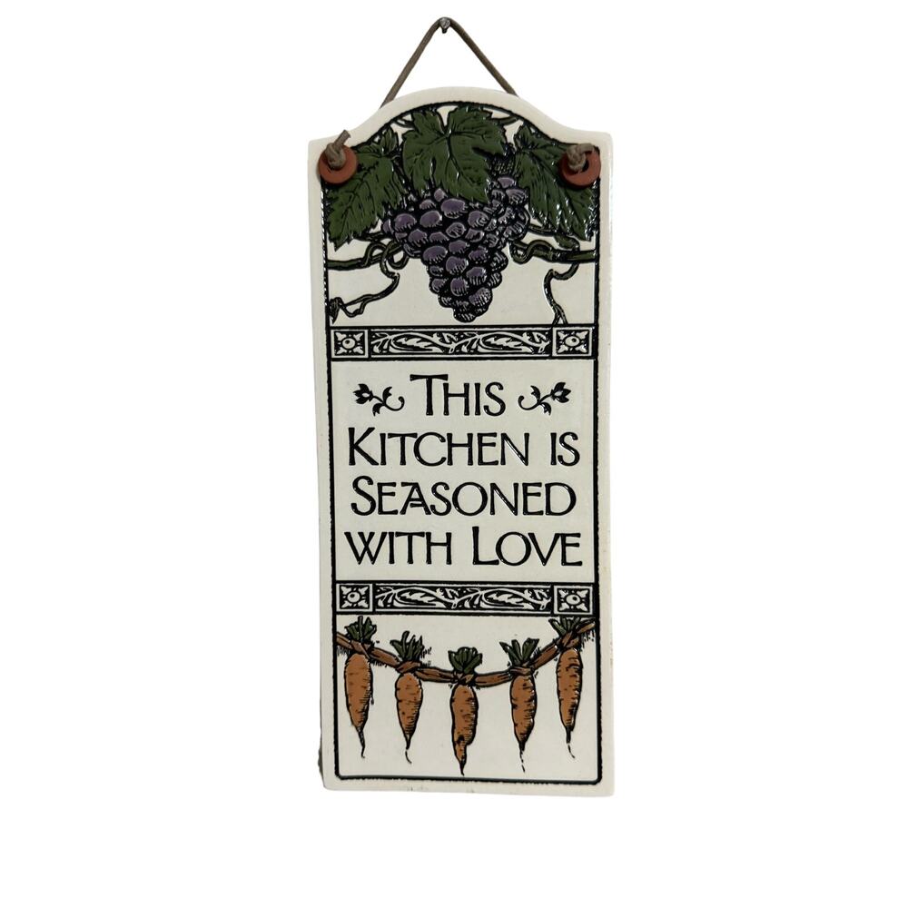 Spooner Creek This Kitchen is Seasoned With Love Plaque